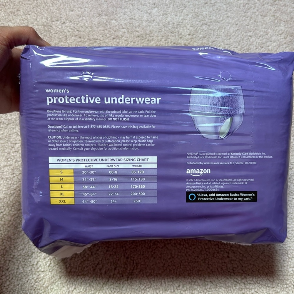 AmazonBasics Protective Underwear - Picture 4 of 4